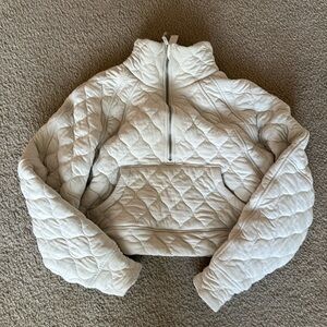 Lululemon Scuba Oversized Quilted Half Zip
